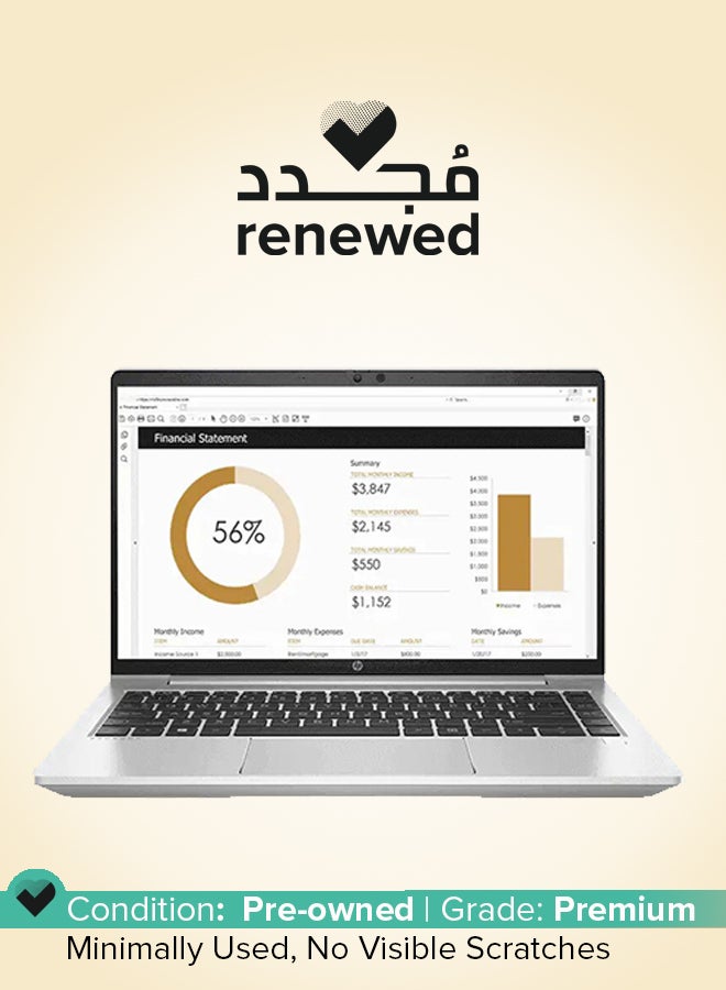 Compare Renewed  Elitebook 840 G6 Laptop With 14Inch Display, Intel Core i7 Processor8th Gen16GB RAM512GB SSDIntegrated Graphics Silver at KSA Price