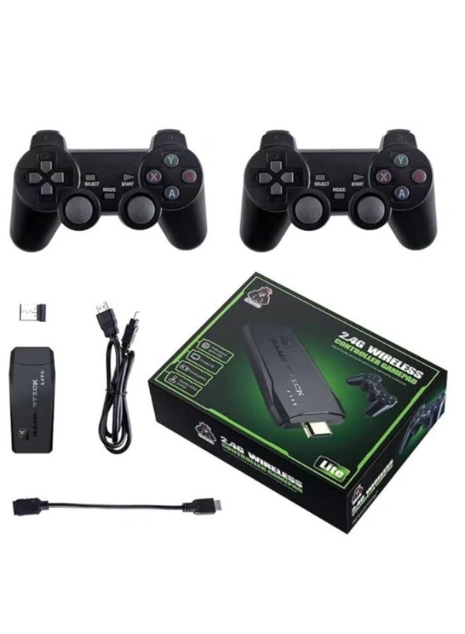 Compare M8 Retro Game, Console 4K Game Stick HD Classic Game, 10000+ Builtin Games, 9 Emulators, HDMI Output TV Video Games, High Definition Game with Dual 2.4G Wireless Controllers at KSA Price