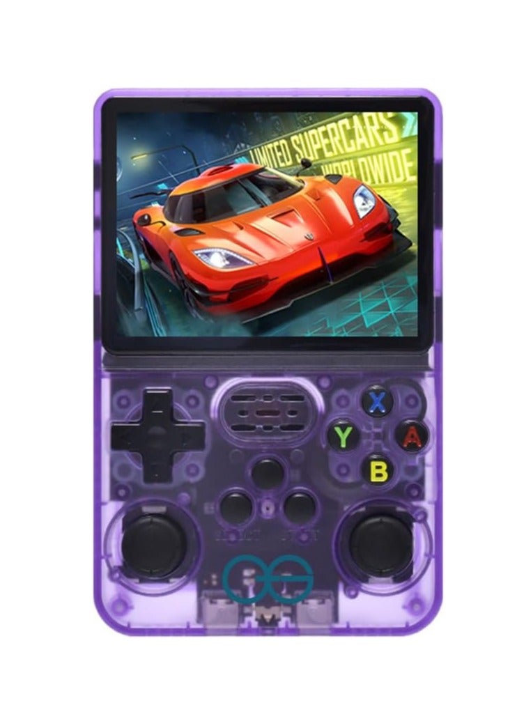 Compare ANBERNIC R36S Retro Handheld Game Console with 3.5 Inch IPS HD Display, Linux System, 1000 Inbuilt Games, 64GB Game Card – Compact Pocket Video Game Purple at KSA Price