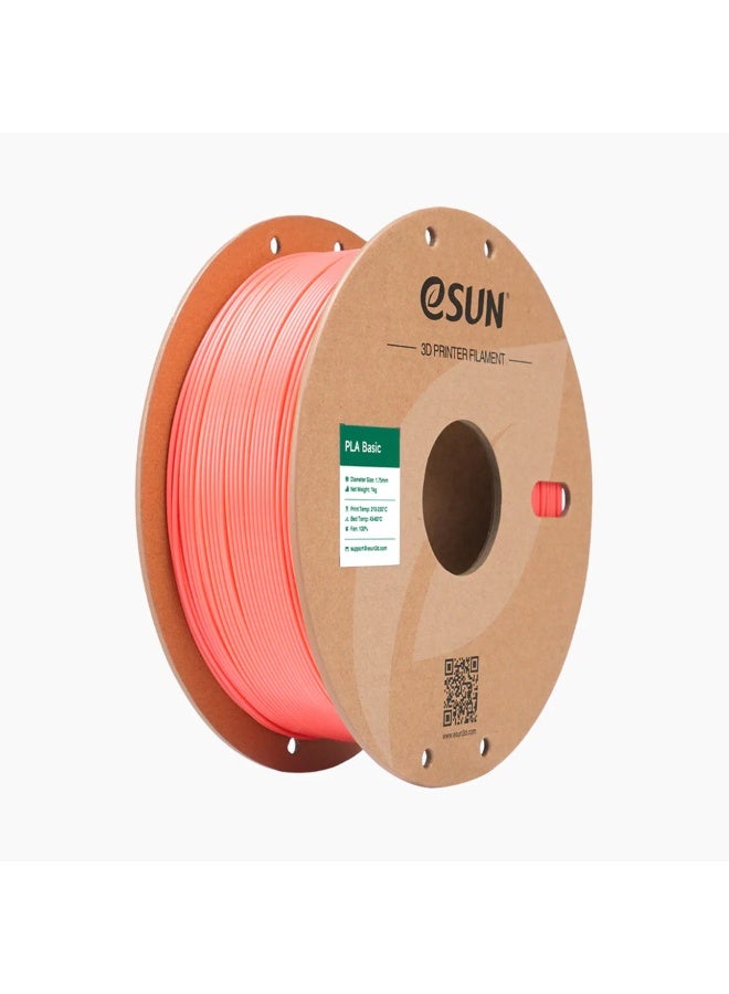 Compare eSUN PLA Basic Filament 1.75 mm, 3D Printer Filament PLA Basic, Dimensional Accuracy + 0.03 mm, 1 kg Spool 2.2 lbs 3D Printing Filament for 3D Printers, Pink at KSA Price