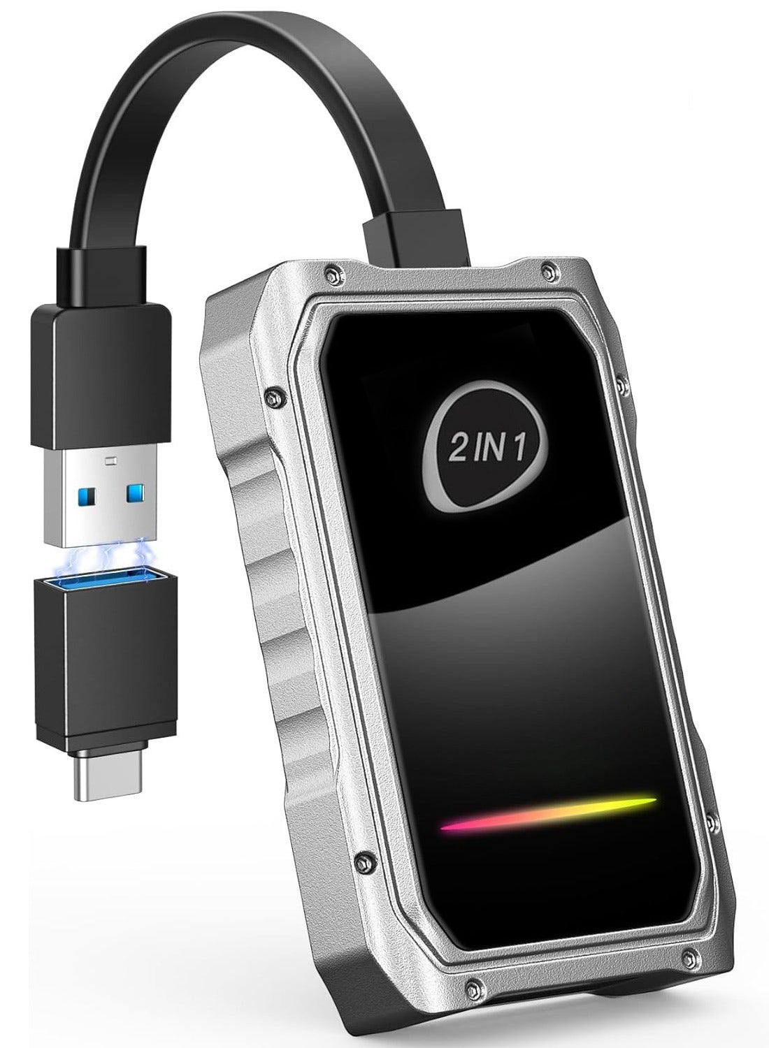 Wireless Carplay Adapter,2 in 1 Smart CarPlay…