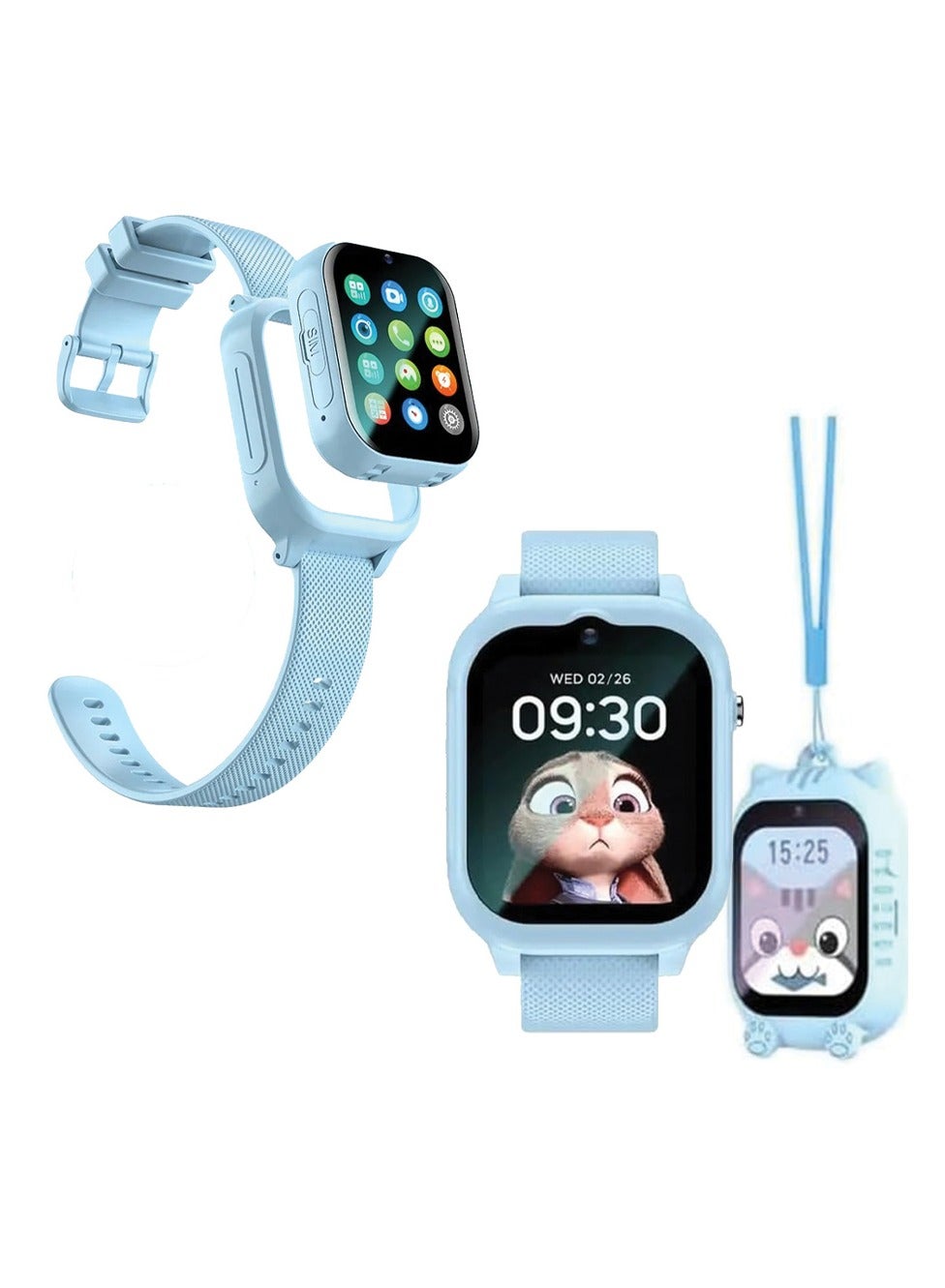 Compare 2025 4G Kids Smart Watch with Video Calling & GPS  – IP67 Waterproof, 700mAh Long Battery, SOS Alarm, TwoWay Call, 1.83 HD Screen, Child Safety Smartwatch with SIM Card Support – Perfect Gift for Boys & Girls at KSA Price