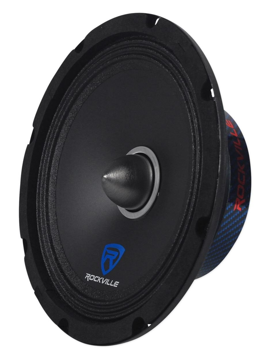 Compare Rockville RXM88 8 MidBass Driver Car Speaker 250W Peak125W RMS 8 Ohm Kevlar Cone Steel Basket High Sensitivity for Car Audio Systems at KSA Price