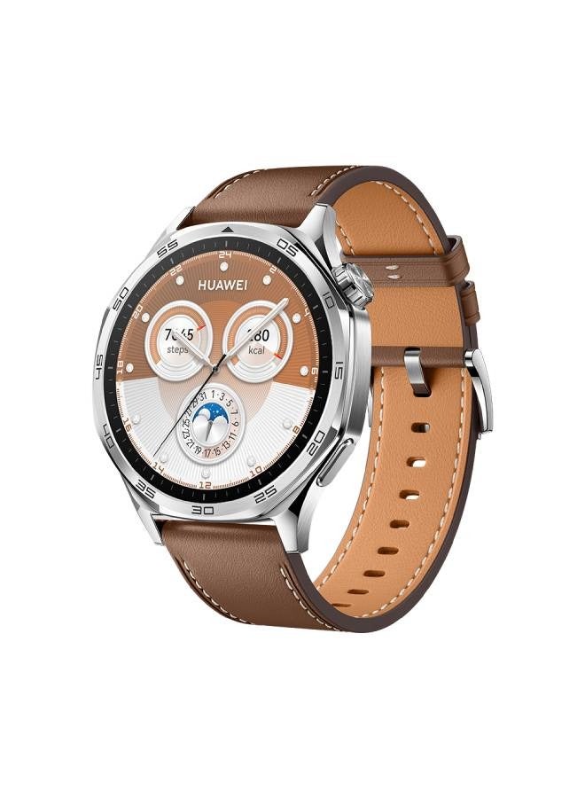 Compare WATCH GT5 46mm Smart Watch, up to 14 Days Battery Life, Allnew Running and Cycling Sports, SharpEdged Design, Health Tracking, Compatible with iOS and Android Brown at KSA Price