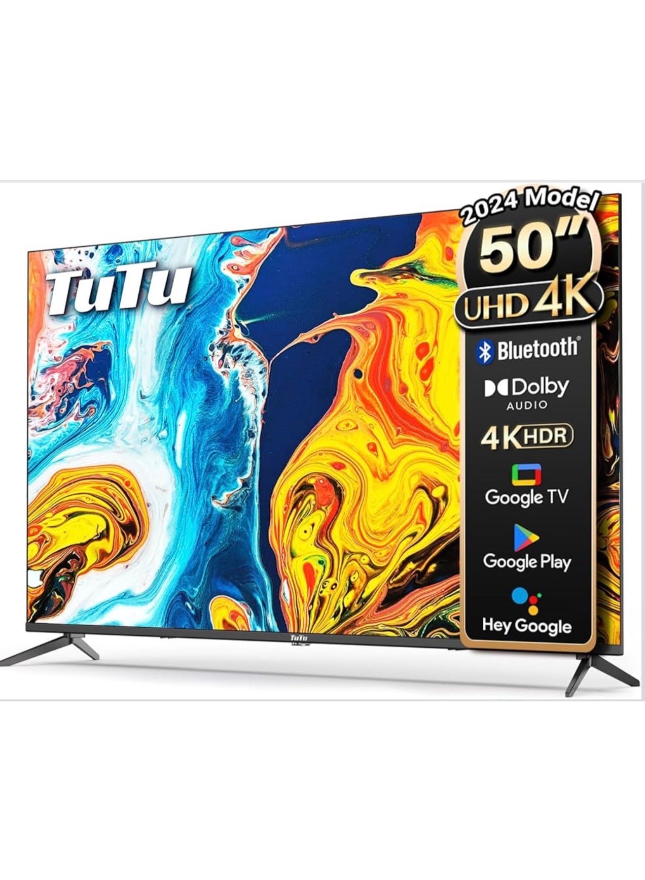 Compare 50Inch 4K UHD Smart TV, Built in receiver, Google TV with Builtin Chromecast & Google Assistance, HandsFree Voice Control, Dolby Audio, HDR10 & Micro Dimming Technology, Edgeless Design. G50QU Black at KSA Price