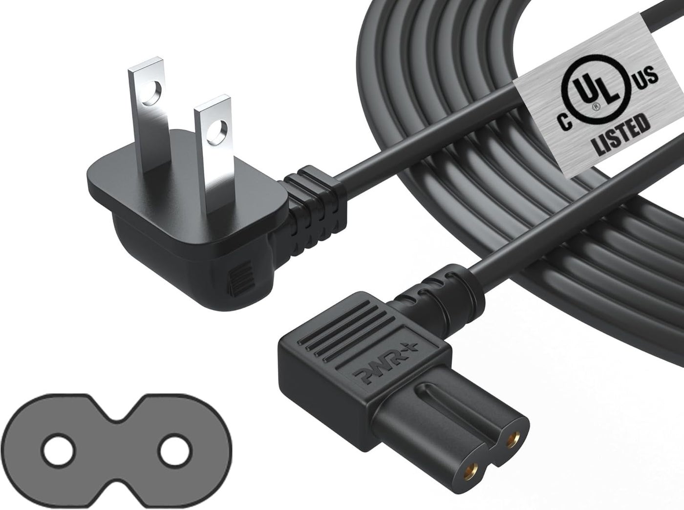 Compare Tv Power Cord 12Ft Cable for Samsung LG TCL Sony: 90 Degree Angled Apple Tv Insignia Sharp Toshiba JVC Hisense 4k 8k UHD Crystal Tizen Smart Roku Google Quantum Panasonic HDR LED QLED UL Listed at KSA Price