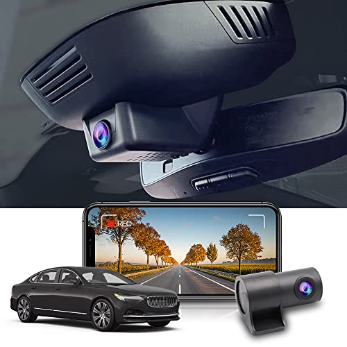 Fitcamx Front 4KRear 1080P Dash Cam Adapts for…
