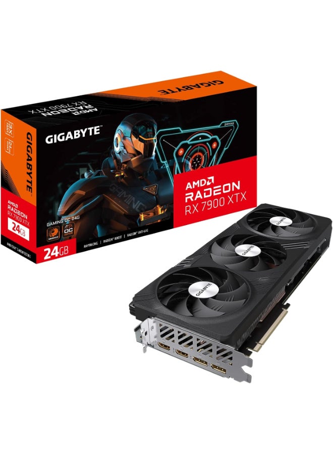 Compare Radeon RX 7900 XTX Gaming OC 24G Graphics Card, 3X WINDFORCE Fans, 24GB 384bit GDDR6, GVR79XTXGAMING OC24GD Video Card at KSA Price