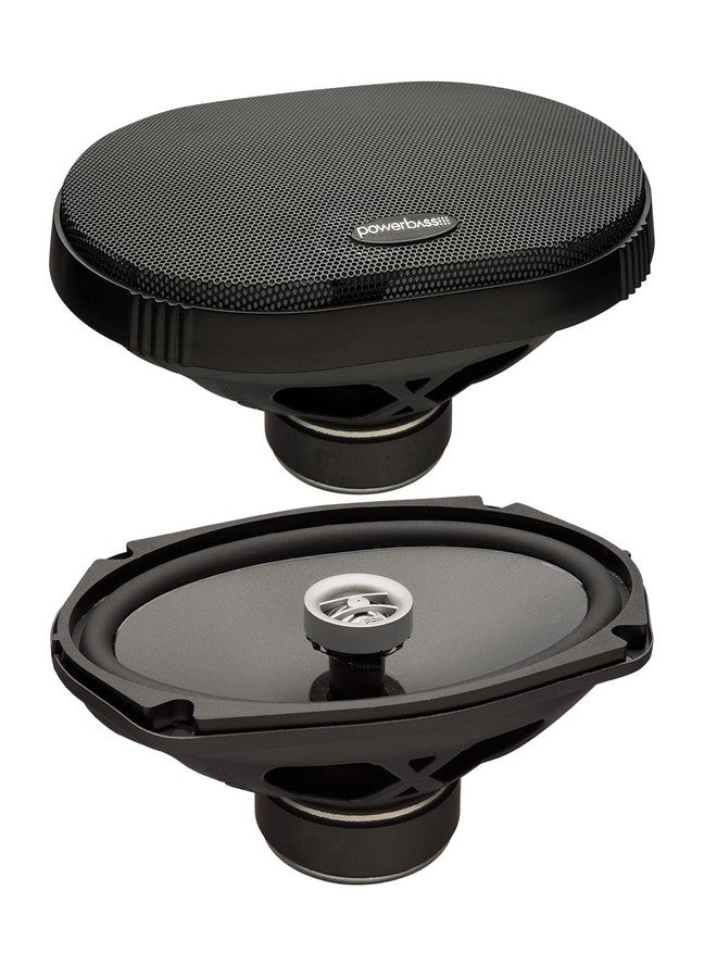 Compare PowerBass OE692T  6x9 Shallow Mount Coaxial Speakers 2Ohm  Pair at KSA Price