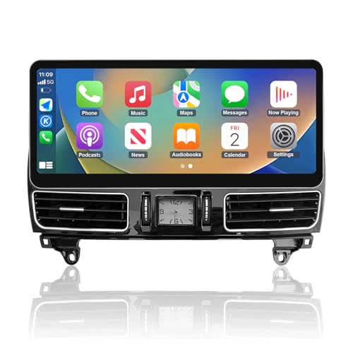 Compare NINETOM 2026 Upgraded 123 UltraNarrow Touchscreen Wireless CarPlay Android Auto Receiver Compatible with MercedesBenz ML GL W166 X166 20122015 for NTG 4547 System at KSA Price