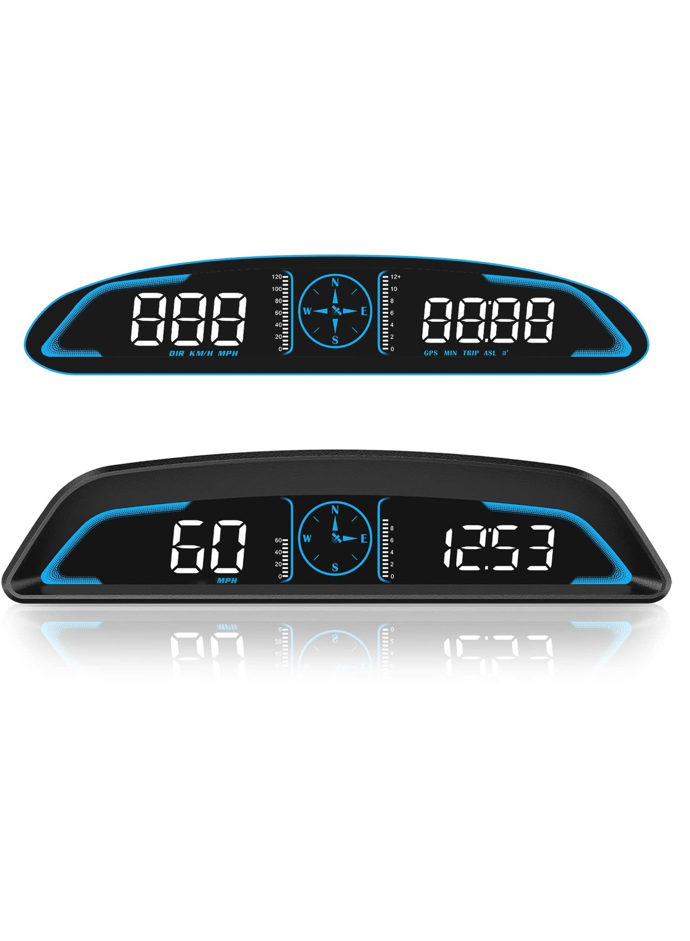 Compare 1 PCS, Digital GPS Speedometer Universal Heads Up Display, Large LCD Display HUD, with MPH Speed Fatigued Driving Alert Overspeed Alarm Trip Meter, for All Vehicle at KSA Price