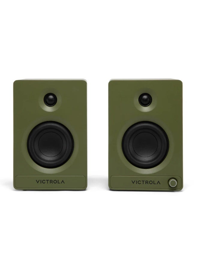 Compare Victrola Tempo – Bluetooth Bookshelf Speakers – RoomFilling Sound, Bluetooth Input, MultiSpeaker Streaming Using Auracast, USBC Computer Input, Turntable Inputs, Subwoofer Output Pair, Green at KSA Price