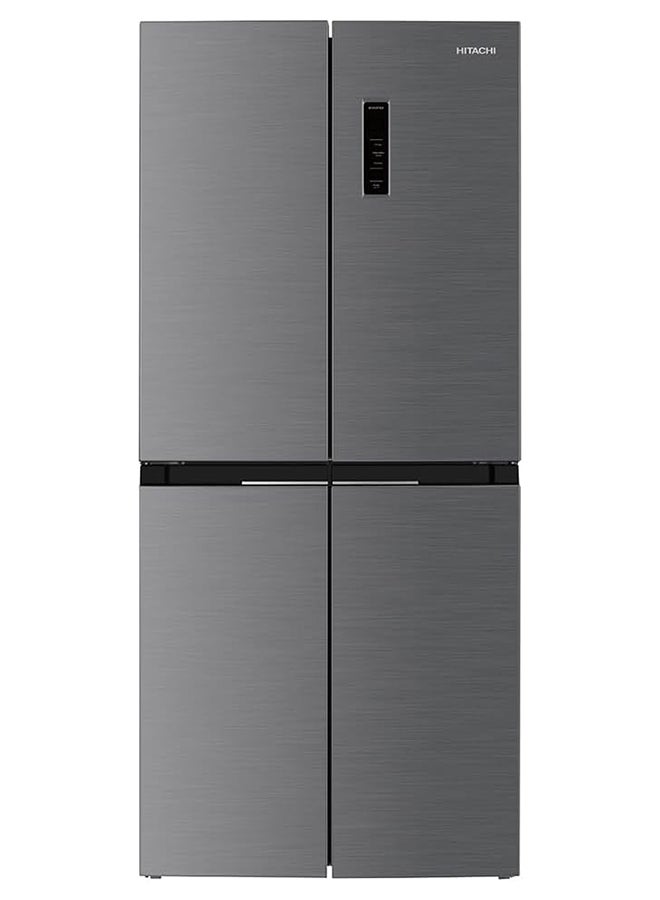 Compare 610L Gross & 466L Net Capacity, 4 Door Refrigerator With Bottom Freezer, Touch Screen Control, Energy Saving Mode, Dual Sensing Control, French Door Fridge, 10 Year Inverter Compressor Warranty, Inox,  HR4N7522DSXAE HR4N7522DSXAE Inox at KSA Price