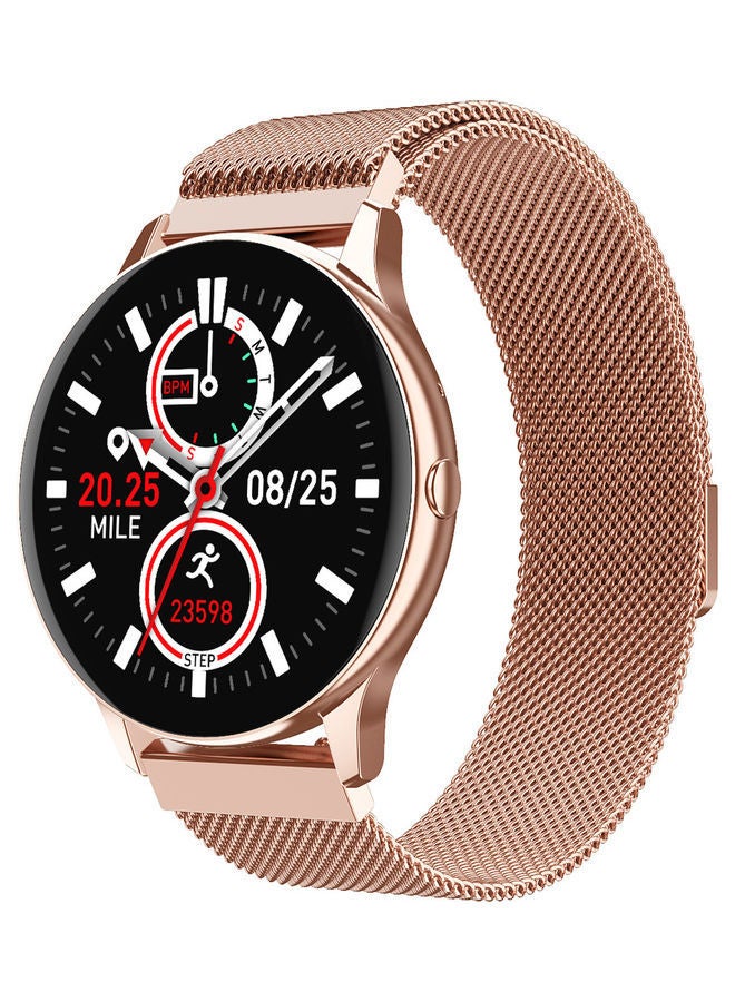 Compare S8 Smart Watch Rose Steel Band Gold at KSA Price