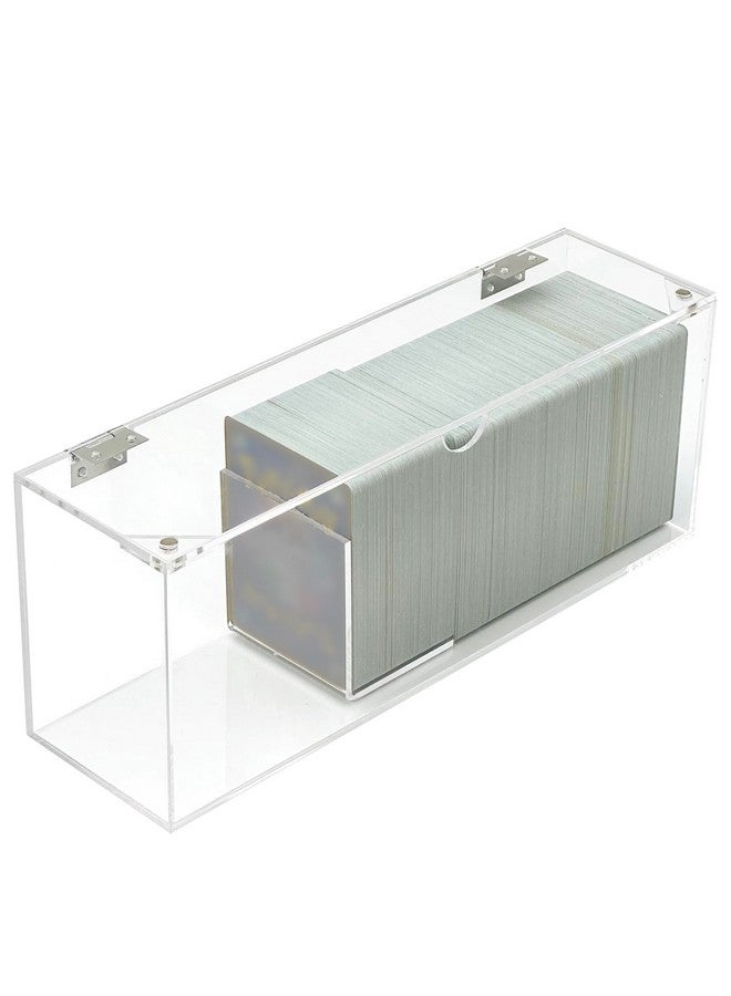 Compare Acrylic Card Display Case, Clear Visible Trading Card Box Fits for Sports Cards, Game Cards at KSA Price