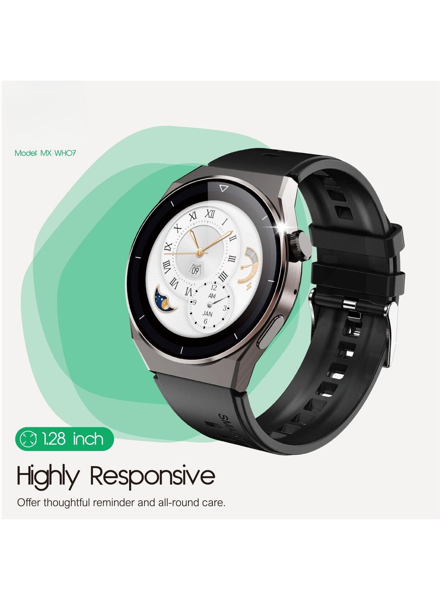 MX-WH07 1.28 inch Sports Smart Watch with Wireless…