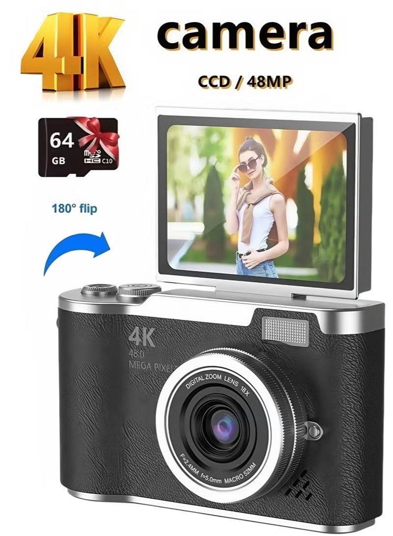 Digital CameraDigital Camera with 64GB SD card, 4k…