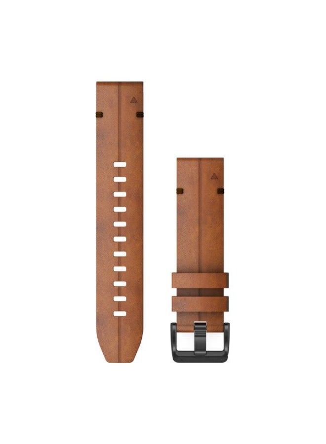Compare Quickfit 22 Watch Bands  Leather  SmallMedium Chestnut at KSA Price