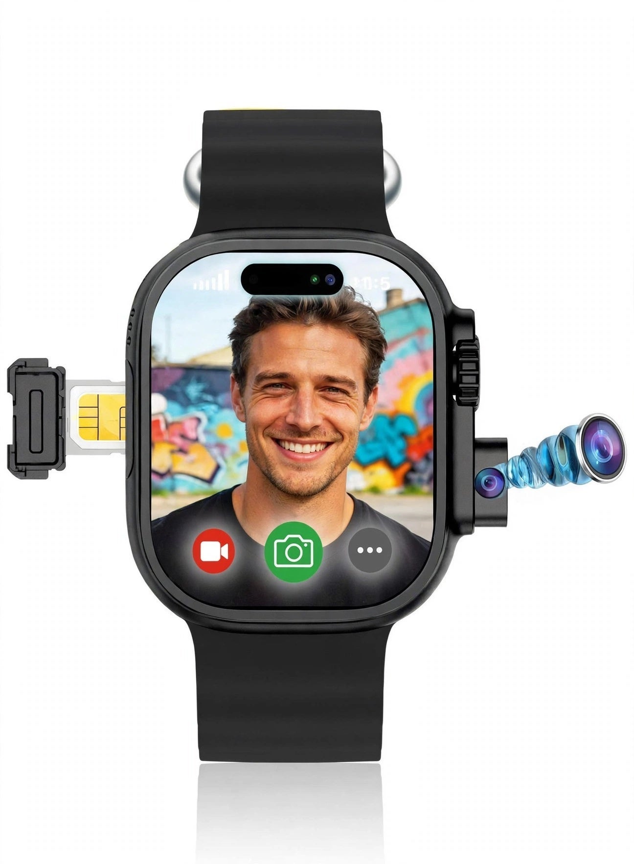 MS32 Ultra Smartwatch with 4G SIM Calling, Built-in…