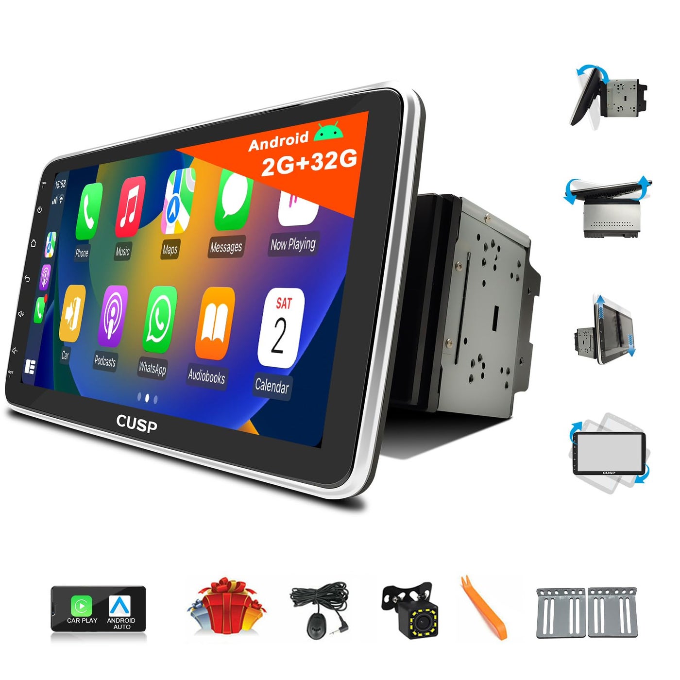 101 Inch Android Car Stereo Radio GPS Double…