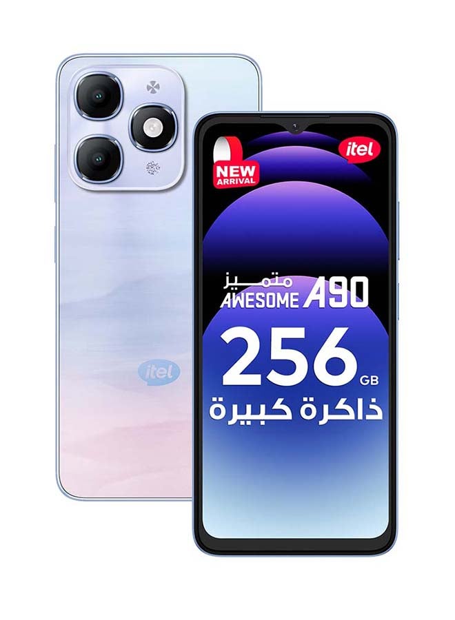 Compare A90 Dual SIM Aurora Blue 3+5GB RAM 128GB 4G  Middle East Version at KSA Price