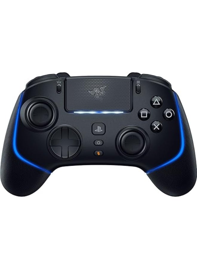Compare Razer Wolverine V2 Pro PlayStation Licensed Wireless Gaming Controller for PlayStation 5  PS5, PC: MechaTactile Action Buttons  8Way Microswitch DPad  HyperTrigger  6 Remappable Buttons  Chroma RGB  Black I RZ0604710100R3G1 at KSA Price
