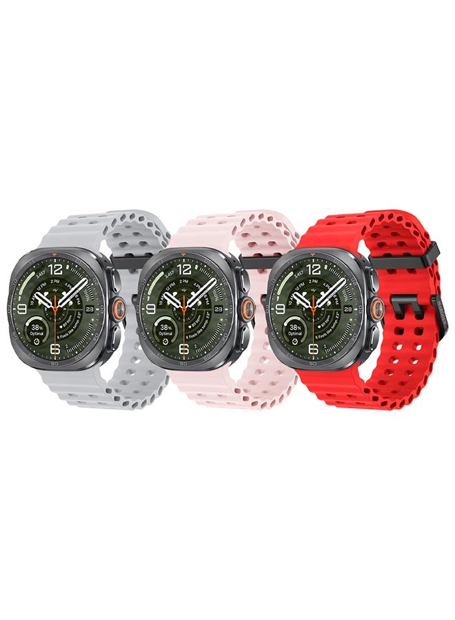 3 PACK Silicone Sport Band Compatible with Samsung…