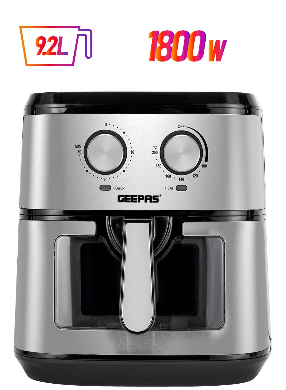 Air Fryer 9.2 L With 30 Min Timer|…