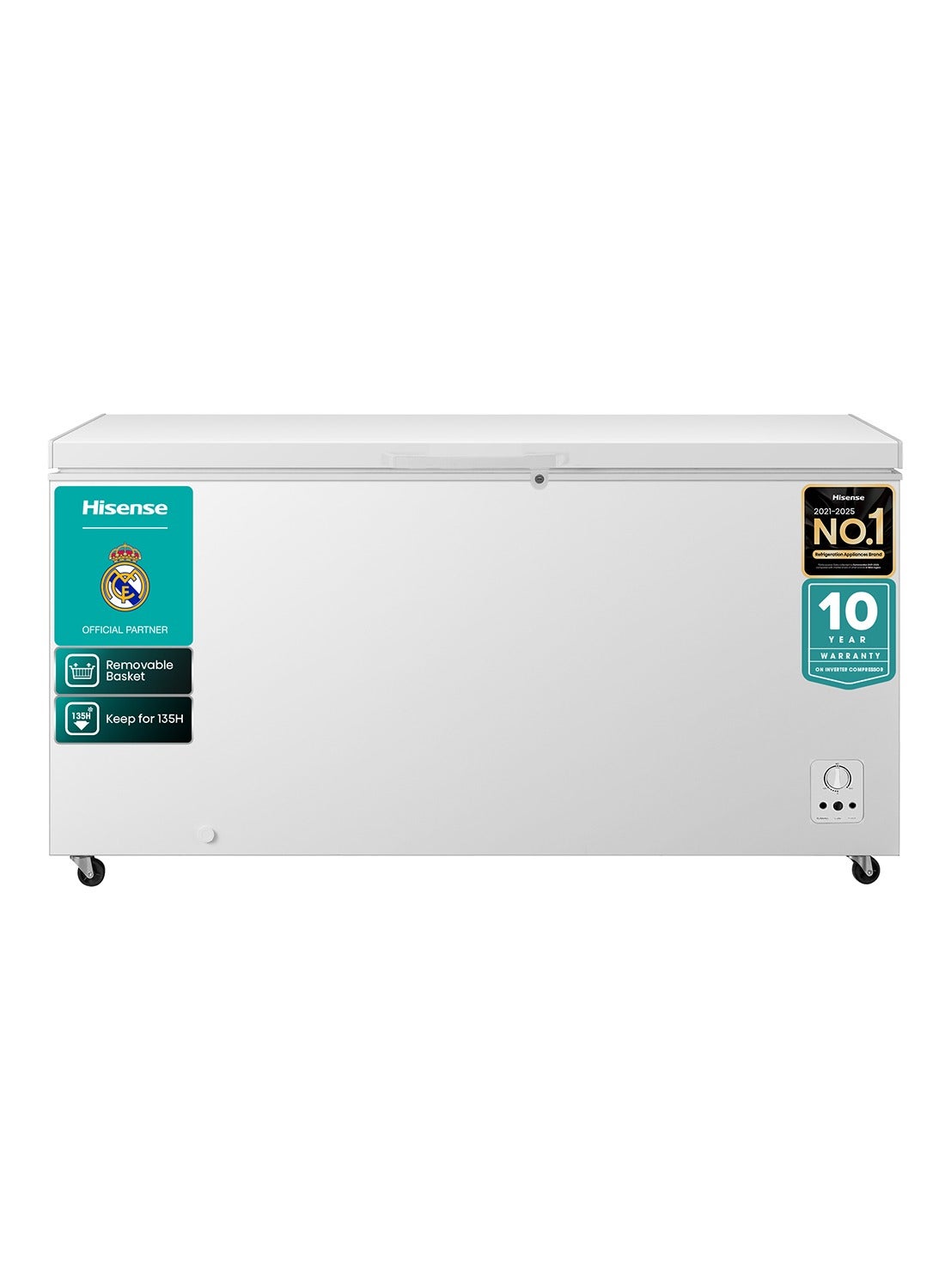Compare 650L Gross Capacity500L Net Capacity Chest Freezer,LED Lighting,Mechanical Temperature control 180 W FC65DD4SA2 White at KSA Price