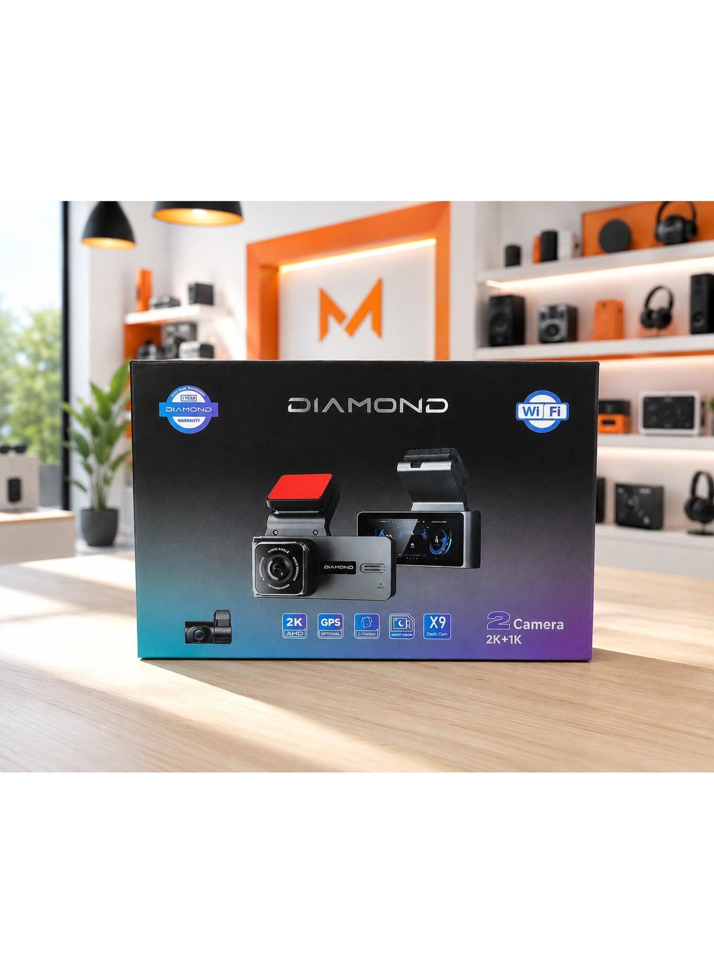 Compare X9 Dual Dash Cam 2K Front & 1080P Rear Camera with 3.16 Inch IPS Screen | WiFi Car DVR Recorder | Night Vision | Loop Recording | GSensor | Parking Monitoring | 140° Wide Angle Vehicle Camera at KSA Price
