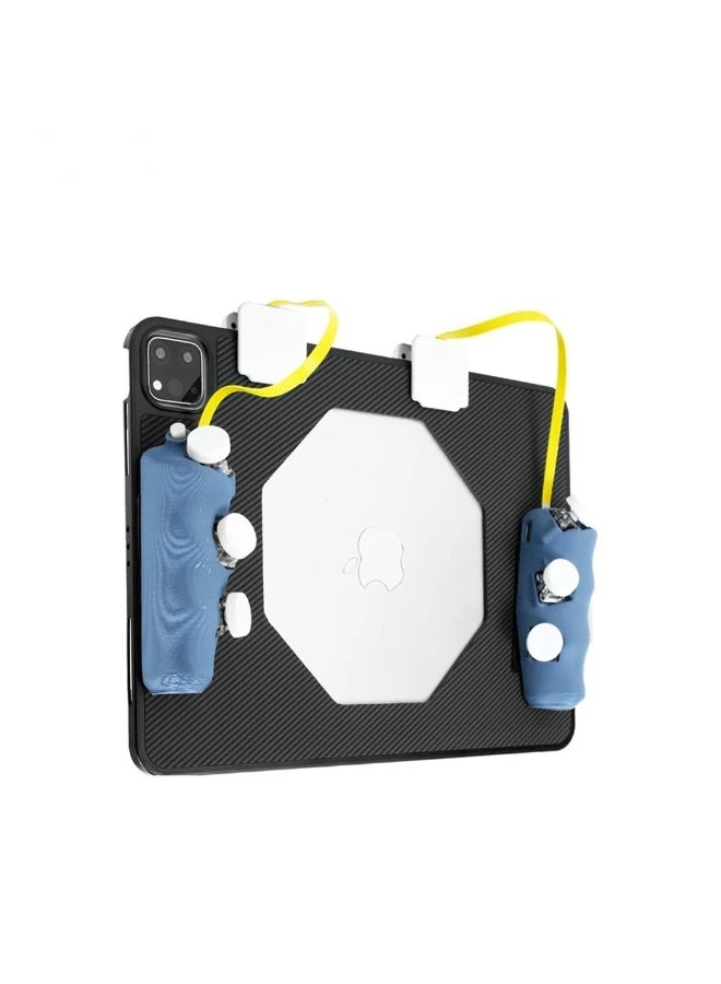 Compare FV6 Piano and Octopus Magnetic Control Buttons for iPad, 6Finger Turbo Function, Magnetic Version, Strong and Secure Magnetic Attachment, Smoothly and Elegantly Fits All iPad Sizes at KSA Price