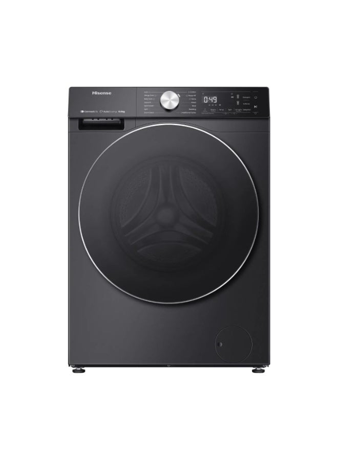 Compare Hisense 10.5 Kg Front Load Washing Machine, Smart Wizard, 1400 RPM, Color Premium Black Model – WF5S1045BB – 1 Year Warranty. 10.5 kg 1.75 kW WF5S1045BB GREY at KSA Price