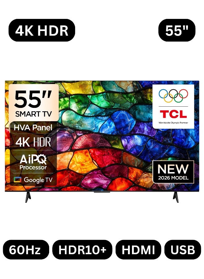 55-inch P61L 4K HDR Smart TV (2026 Model…