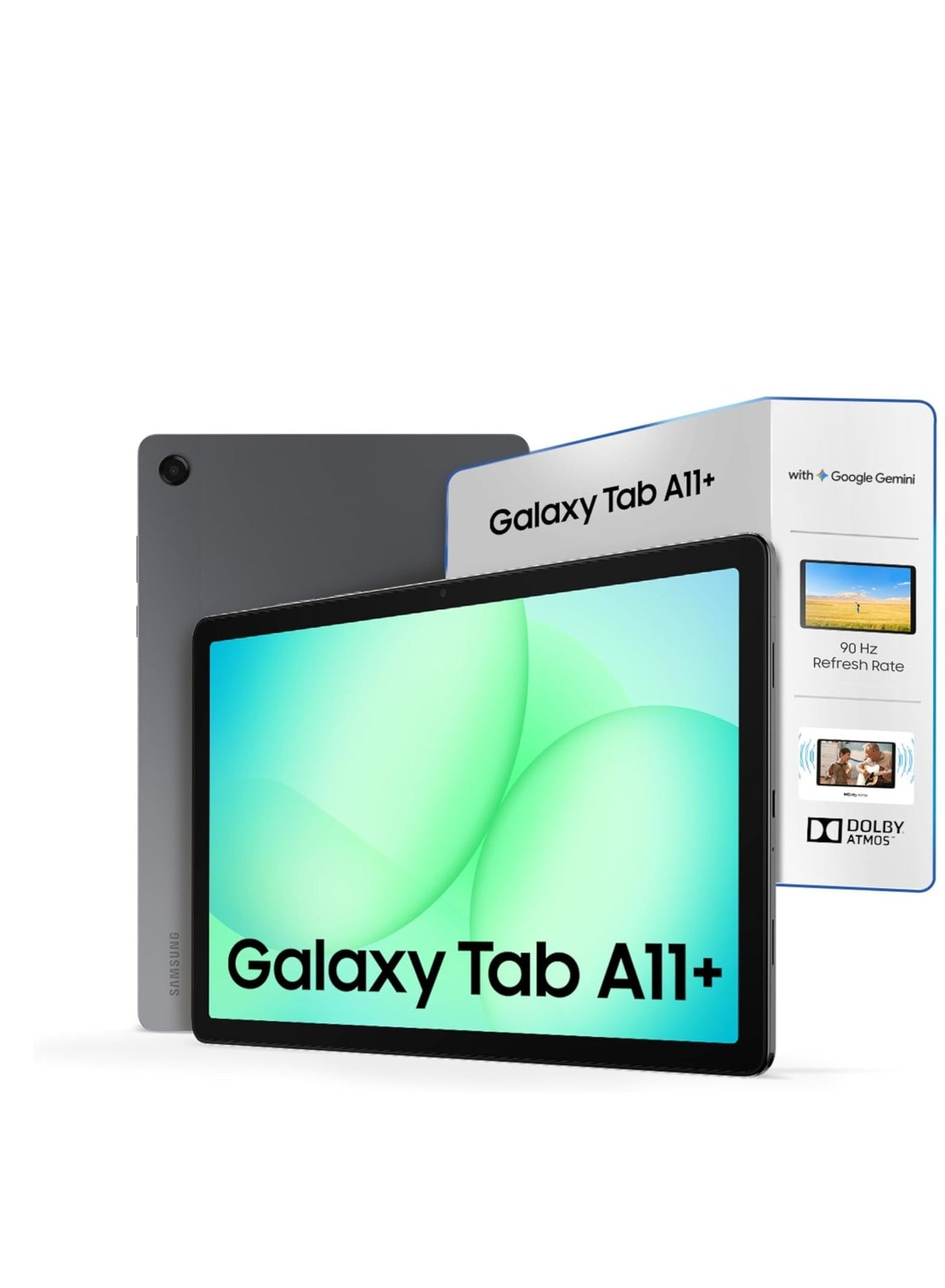 Compare Galaxy Tab A11+, 27.82 cm 11inch Display, 6GB RAM, 128GB Storage, 90Hz Refresh Rate, AI with Google Gemini, Dolby Atmos, Quad Speakers, WiFi Tablet, Gray smx230 at KSA Price