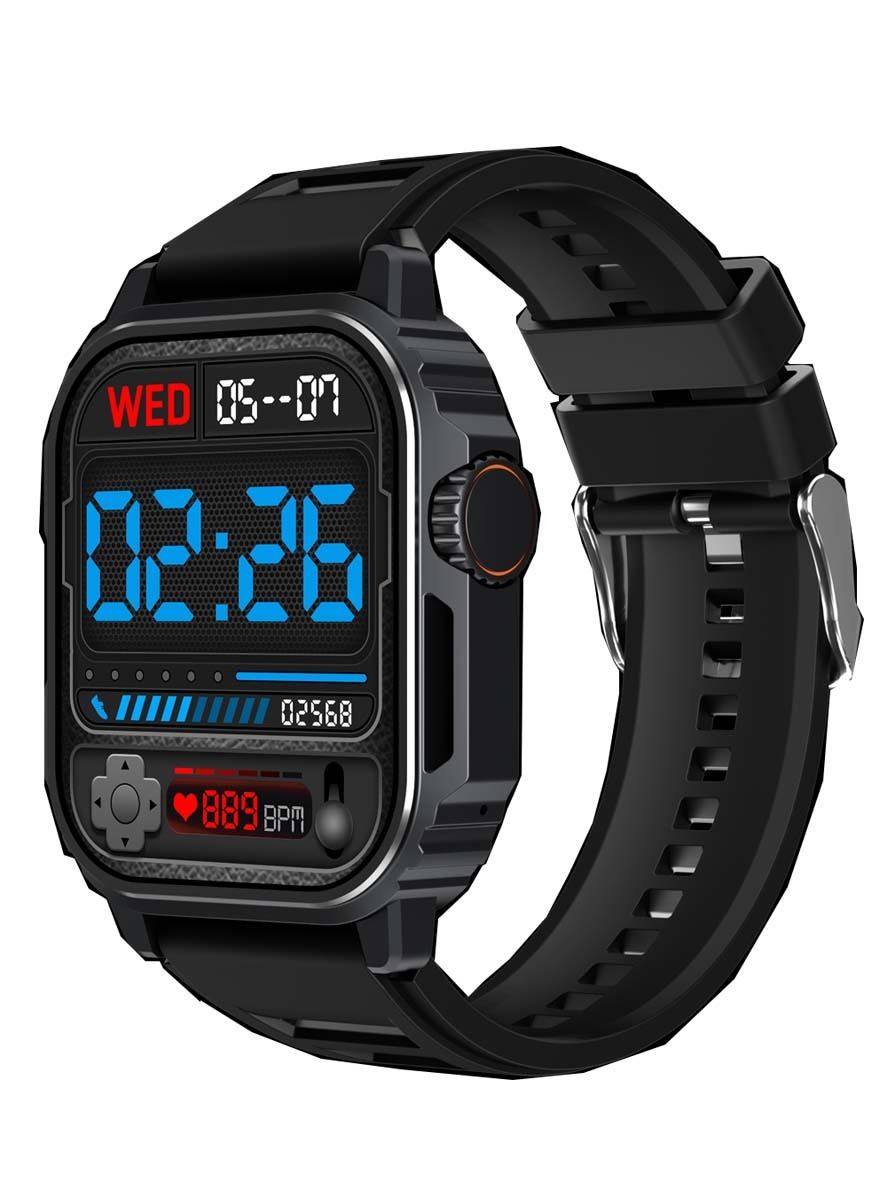 Compare TW11 49 MM Smart Watch With Health Monitoring Bluetooth Calling and Multi Functional NFC at KSA Price