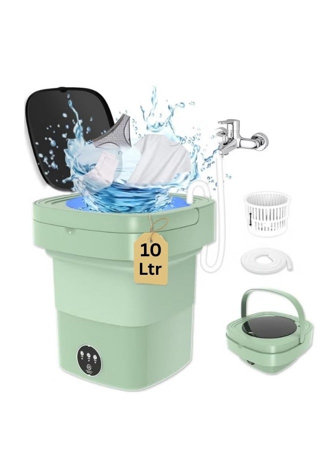 Compare Portable 10L Washing Machine | SpaceSaving Mini Washer for Quick Wash | Perfect for Hostel, Home & Travel at KSA Price