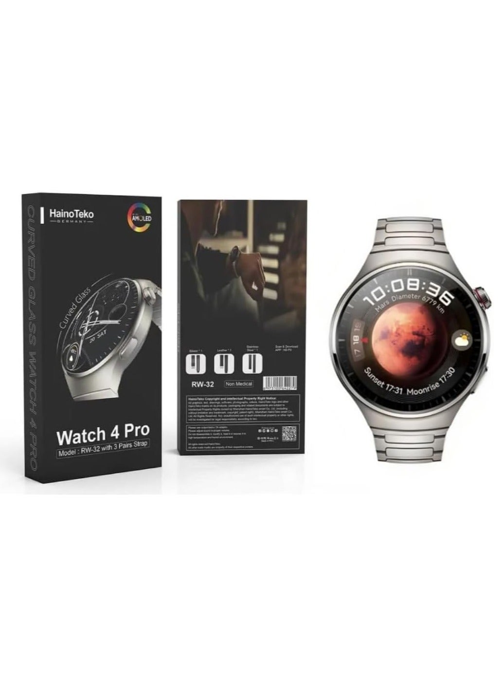Haino Teko Germany RW 32 Watch 4 pro AOLED…