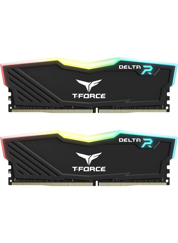 Compare TEAMGROUP TForce Delta RGB DDR4 32GB 2x16GB 3600MHz PC428800 CL18 Desktop Gaming Memory Module Ram Black  TF3D432G3600HC18JDC01 at KSA Price