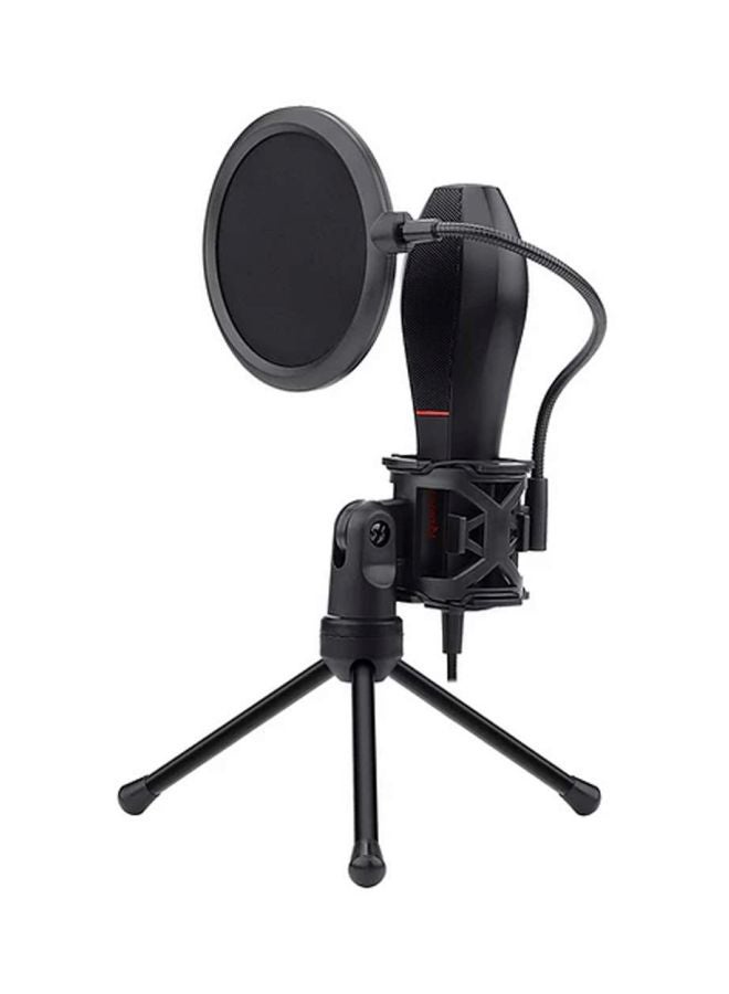 Compare Redragon Quasar GM200 Omnidirectional USB Condenser Microphone with Tripod and Pop Filter at KSA Price
