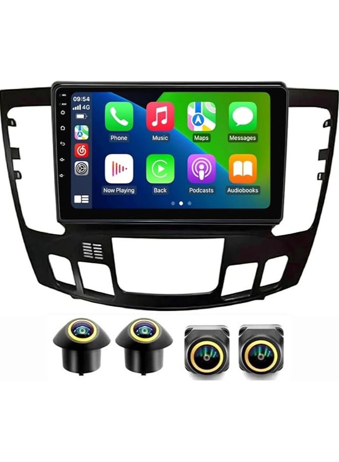 Compare Android Car Stereo for Hyundai Sonata NF 20092010 Auto AC 4GB RAM 64GB ROM Support Carplay, MLink WiFi BT, Radio GPS, 9 Inch IPS.QLED, Fast interface, Touch Screen with 360D Camera Included at KSA Price