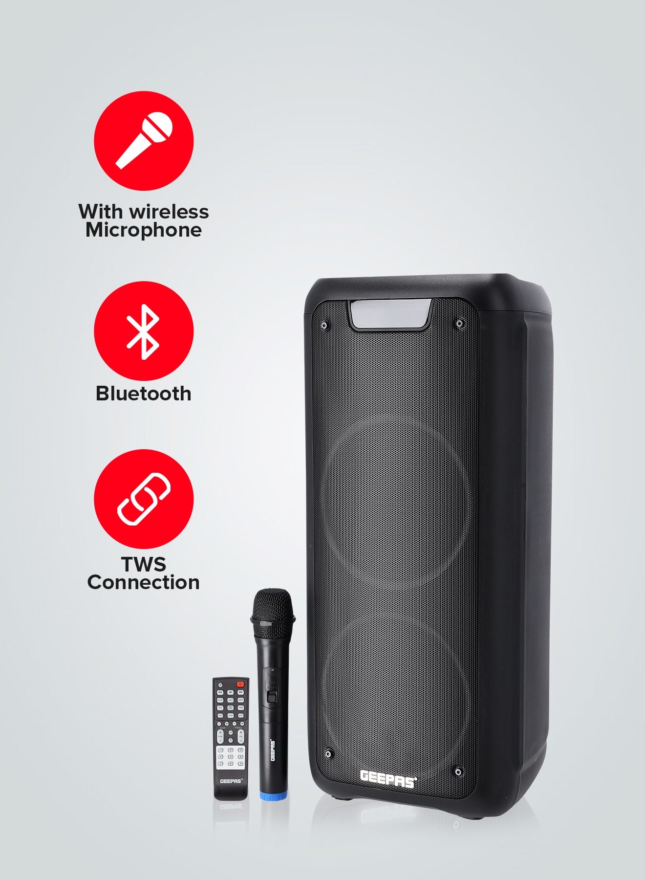 Rechargeable Professional Speaker 40000W PMPO With…