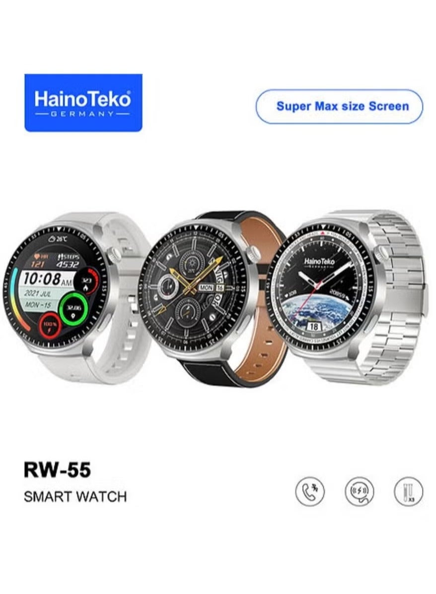 RW 55 Smart Watch with Super Max Curved AMOLED…
