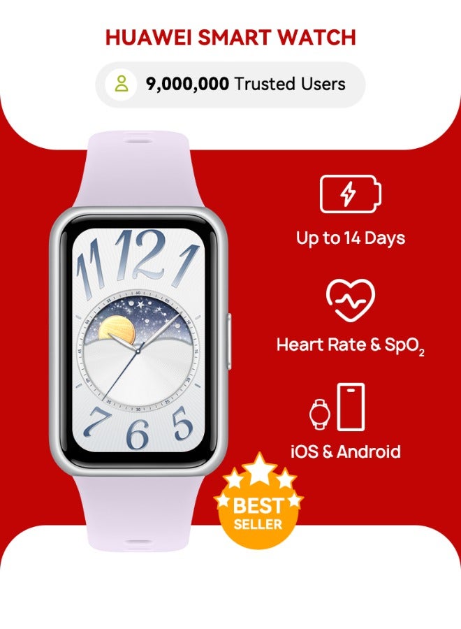 Compare Band 11 Health and Fitness Tracker, Smart Watch, 247 Health Intelligence, HRV, Sleep Tracking, Stress Monitor, Emotional Wellbeing, UltraSlim, iOS & Android, Up to 14 Days Battery Life Purple at KSA Price