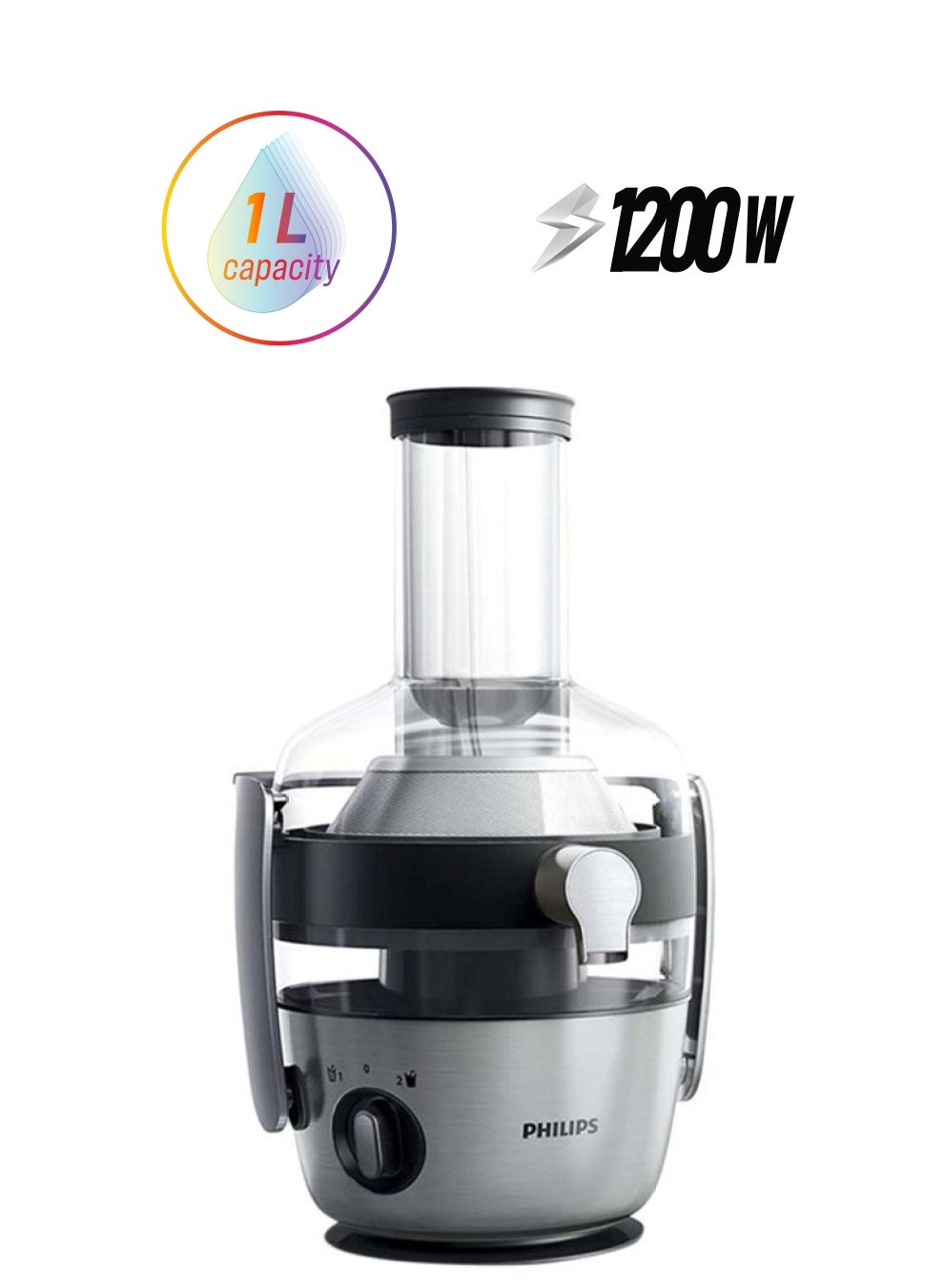 Compare Avance Collection Juicer 1 L 1200 W HR1922  21 SilverBlackClear at KSA Price