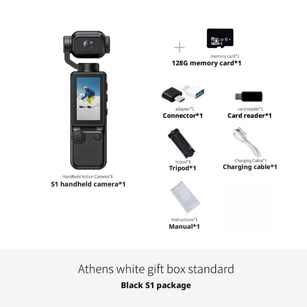 Pocket Handheld 2MP Sports Action Camera with Anti-Shake…