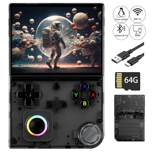 Compare RG40XX V Retro Handheld Game Console with Linux System 4IPS Screen Builtin 64G Card Preloaded Games 4753+ RG 40XXV Portable Gaming Console RG40XXV Supports 5G WiFi HDMI Bluetooth 4.2 Black at KSA Price