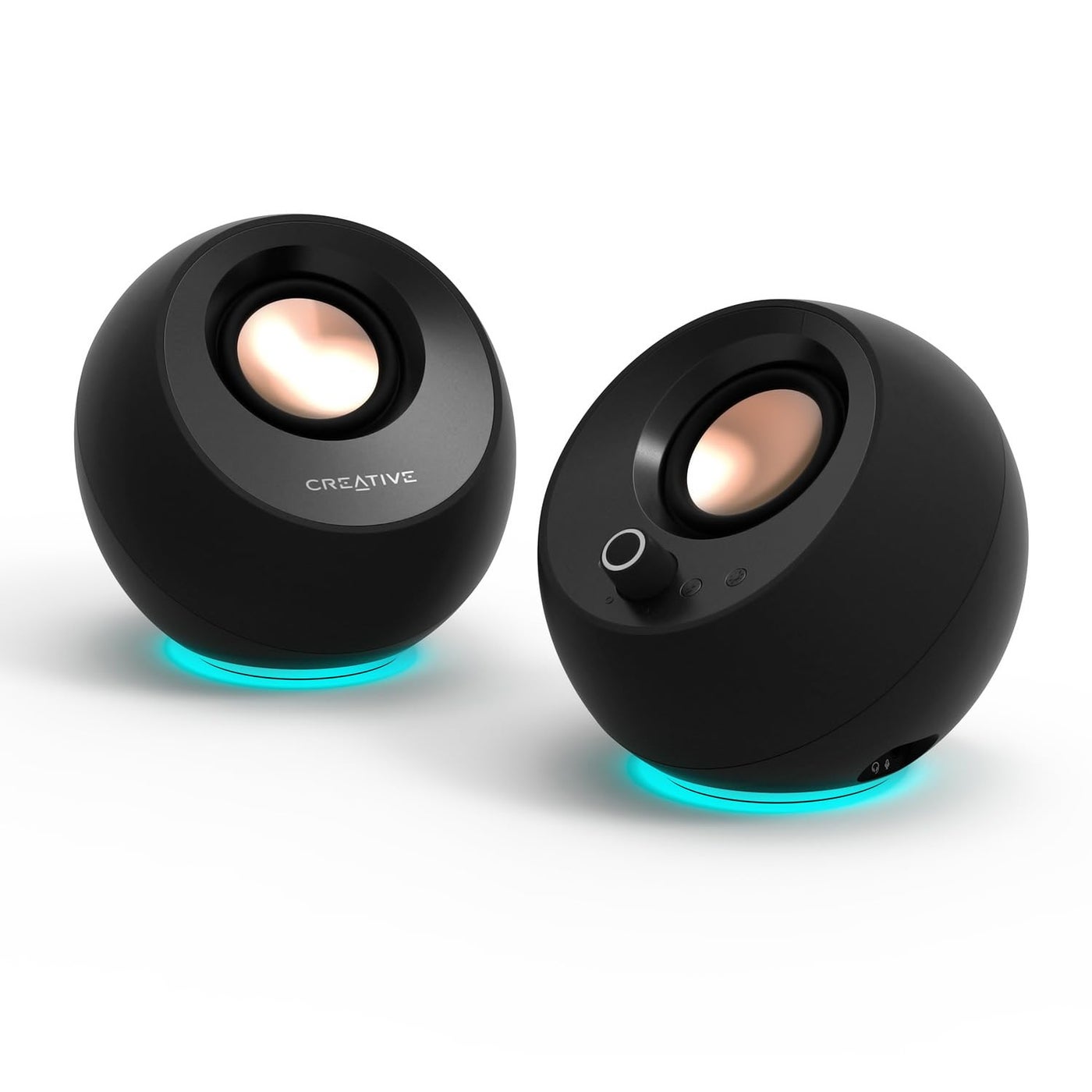Creative Pebble Pro (Black) Minimalist 2.0 USB-C…