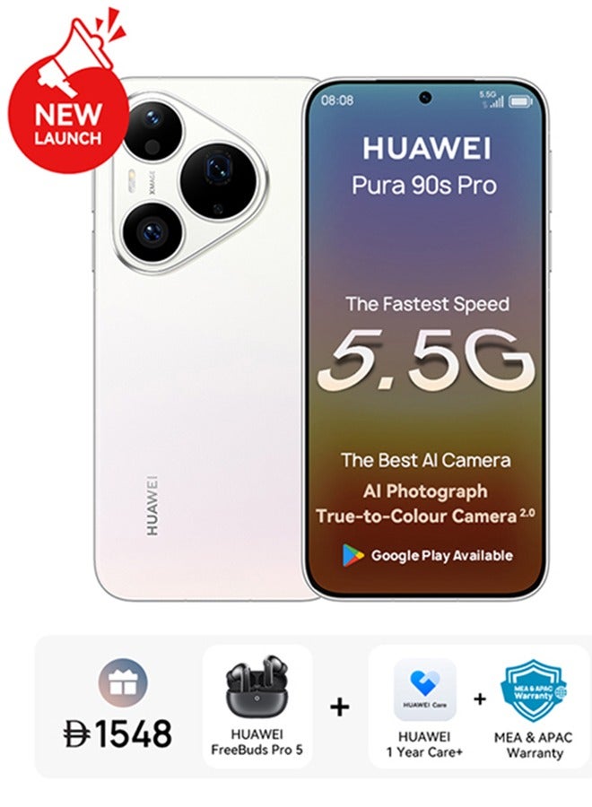Pura 90s Pro 5.5G AI Dual SIM Coconut…
