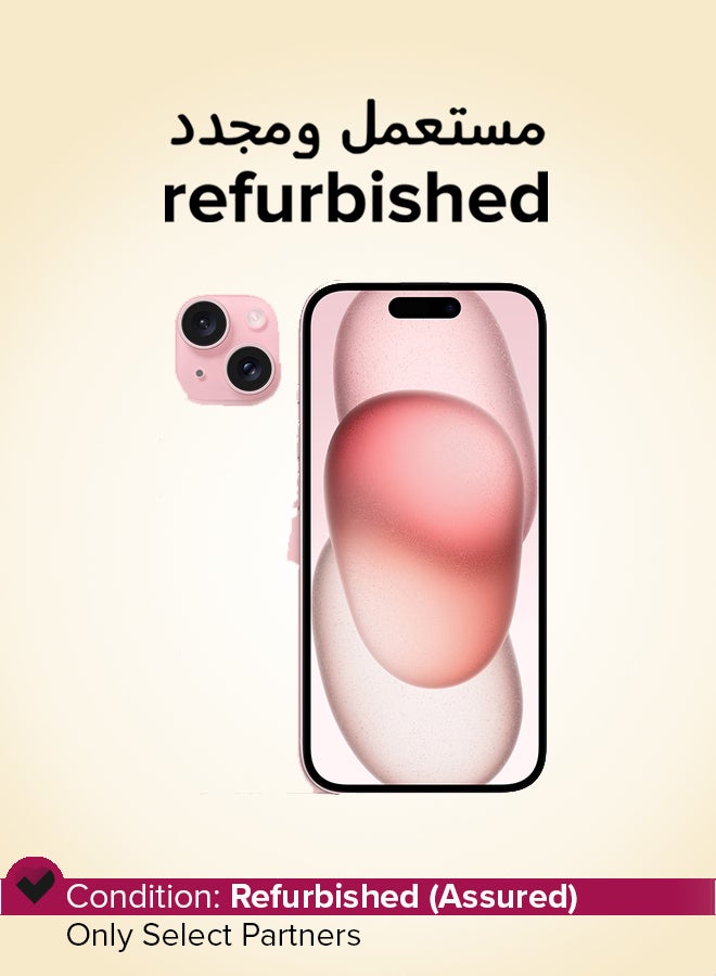 Refurbished - iPhone 15 128GB Pink 5G -…