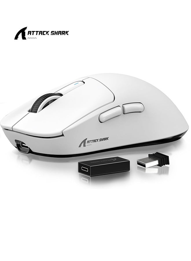 Compare X3 PRO TriMode Wireless Gaming Mouse, 4K8K Hz, 59g Ultralight, PixArt PAW3395 Sensor, 26000 DPI, 200H Battery, White at KSA Price